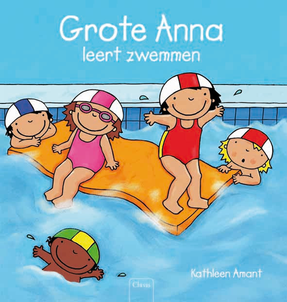 Grote Anna leert zwemmen