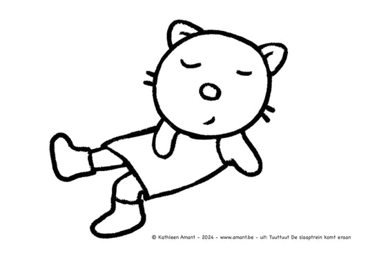 Tuuttuut De slaaptrein poes