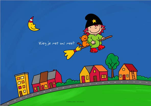 Aanwezigheidsbord: Heksje Mimi horizontaal