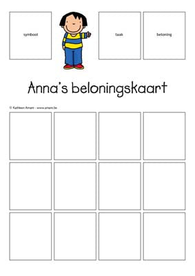 Anna's beloningspakket voor kleuters