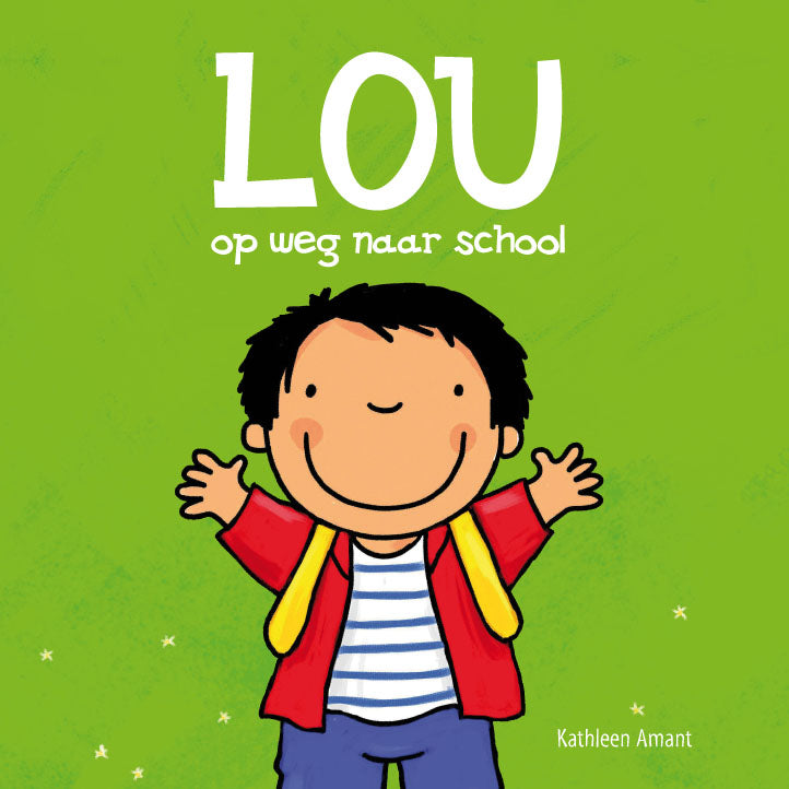 Lou op weg naar school