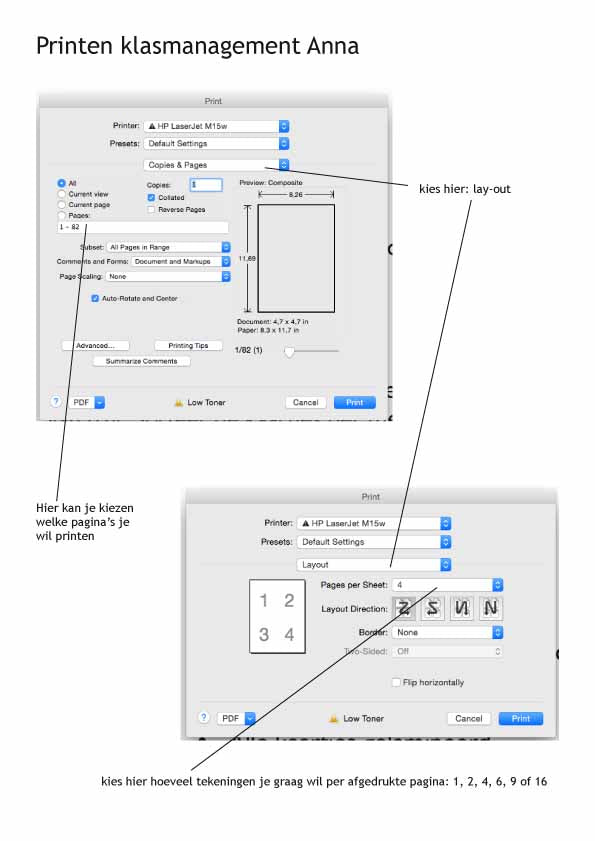 Hoekenkaarten met Anna