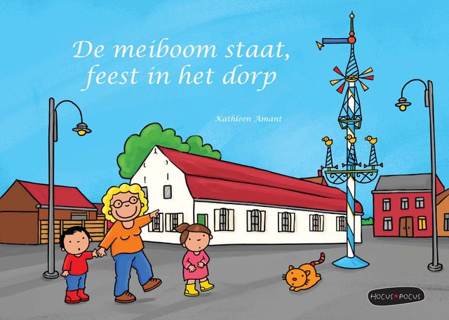Vertelplaten: 'De meiboom staat, feest in het dorp'