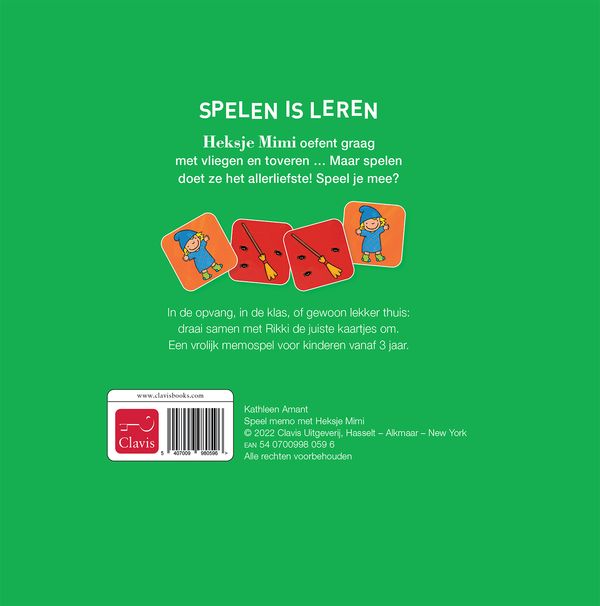 Speel Memo met Heksje Mimi