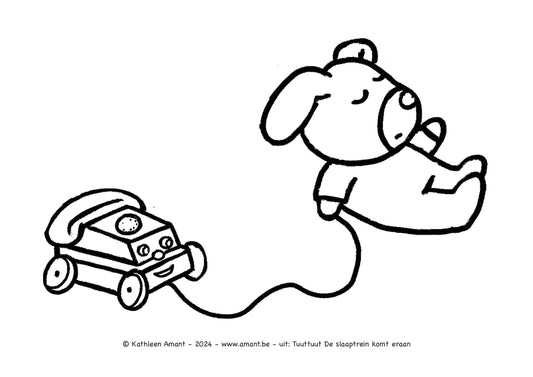 Tuuttuut De slaaptrein hond 2