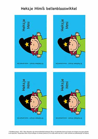 Verjaardagsmap Heksje Mimi-klas