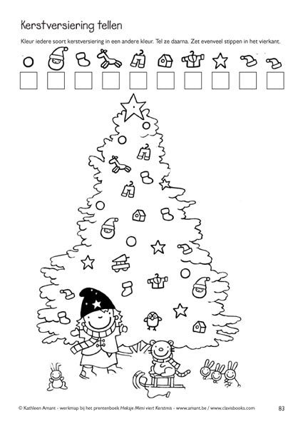 Werkmap: Heksje Mimi viert Kerstmis