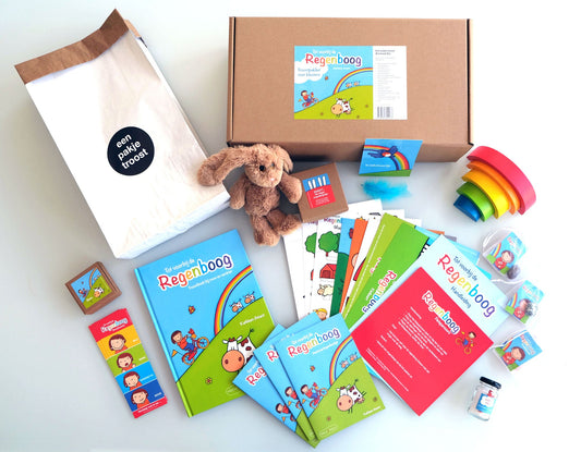 Tot voorbij de regenboog: een warm en troostend rouwboek voor kinderen