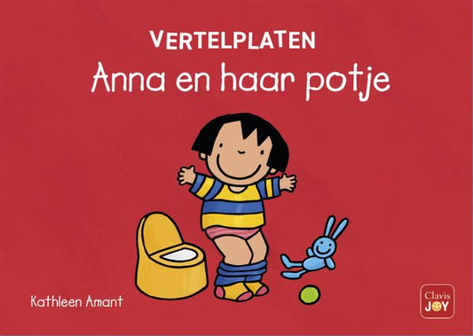 Cover vertelplaten Anna en haar potje van Kathleen Amant