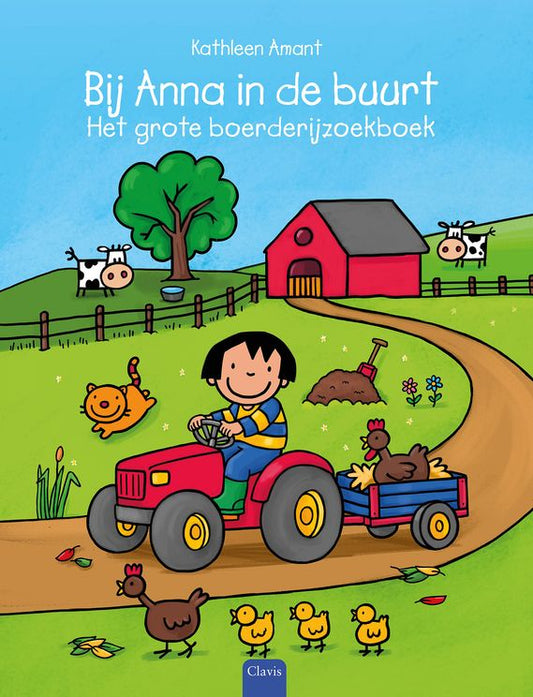 Cover van het boerderijzoekboek 'Bij Anna in de buurt' van Kathleen Amant