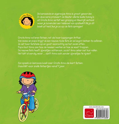 Grote Anna leert fietsen