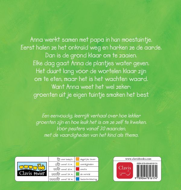 Anna en haar groentetuintje