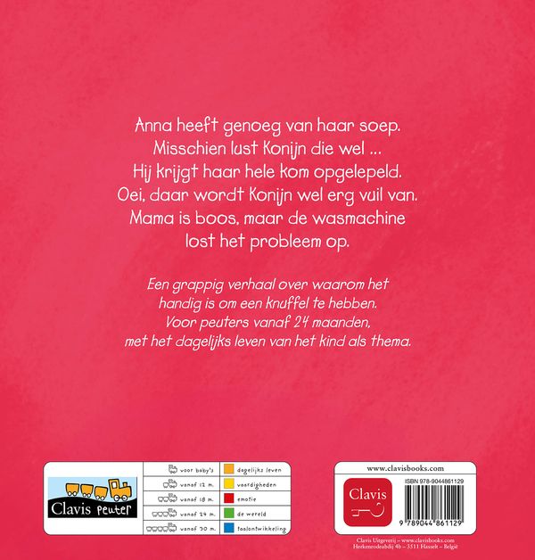 Anna's konijn is vuil