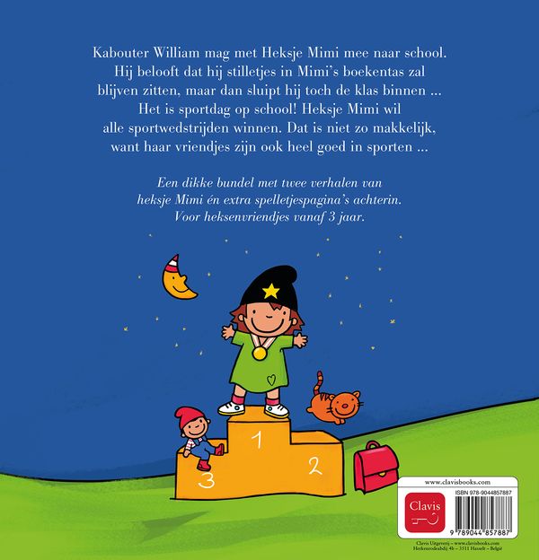 Heksje Mimi en kabouter William & Heksje Mimi wil graag winnen
