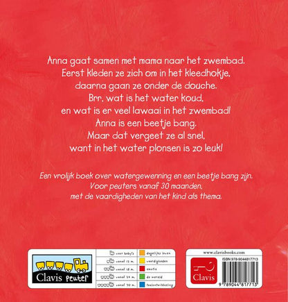 Anna in het zwembad