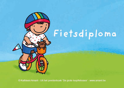 Vlag + fietsdiploma