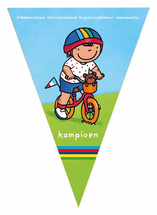 Vlag + fietsdiploma