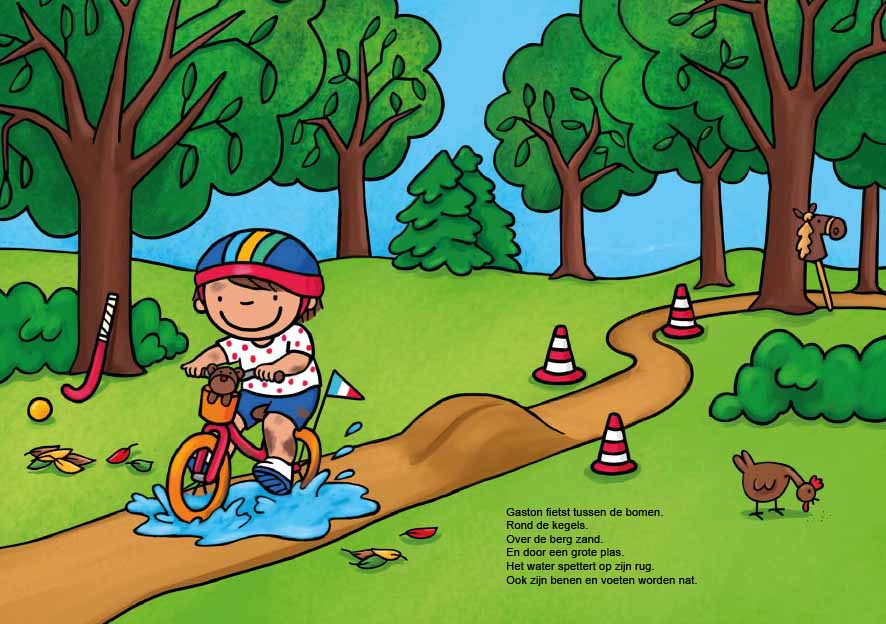 De grote loopfietsrace