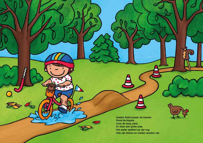 De grote loopfietsrace