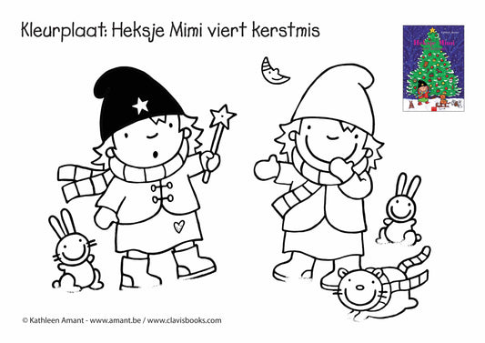 Heksje Mimi viert Kerstmis