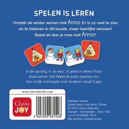 Speel Memo met Anna, de winter