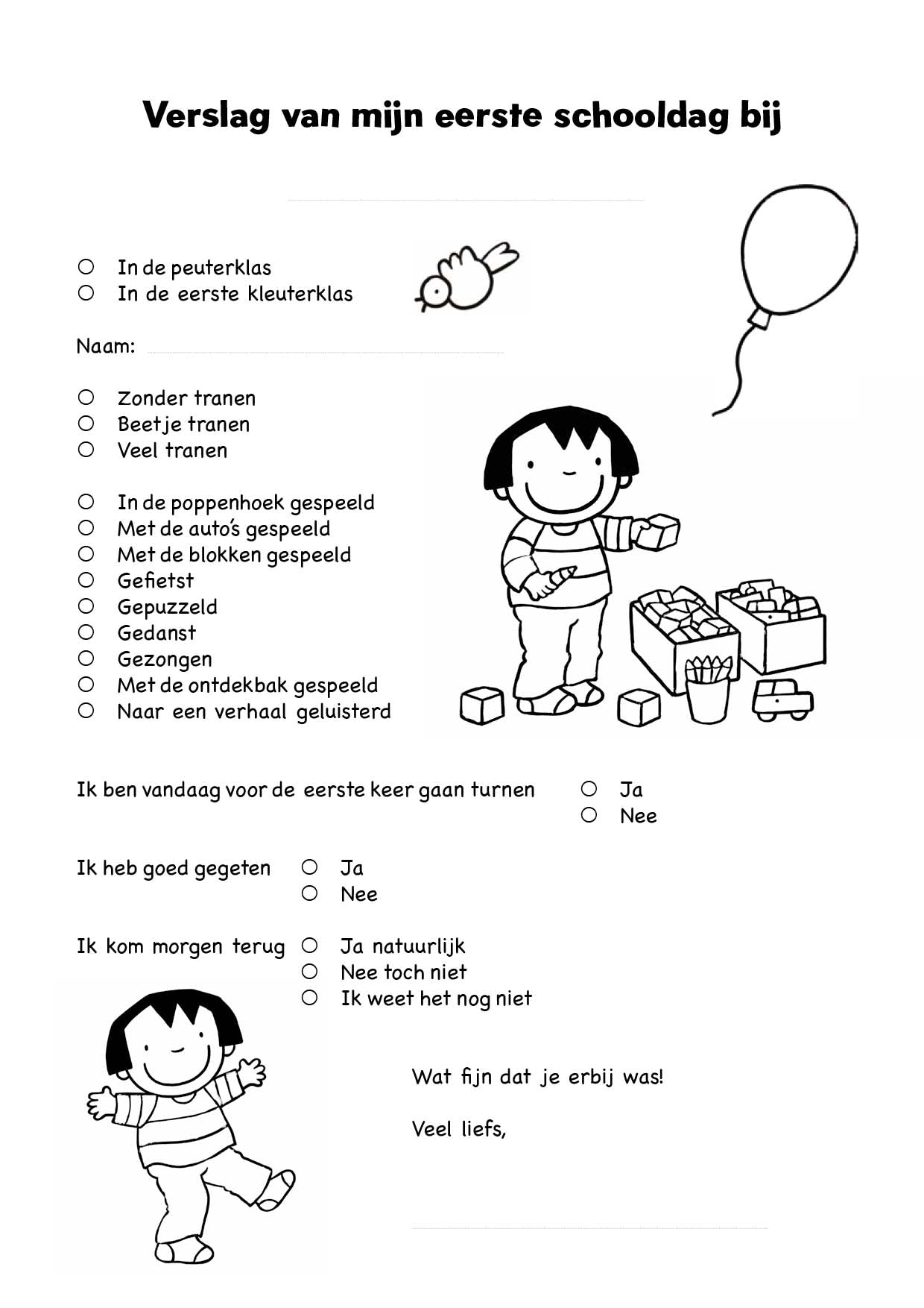 Verslag eerste schooldag – amant.be