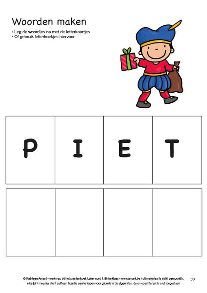 Werkmap: 'Later word ik Sinterklaas'