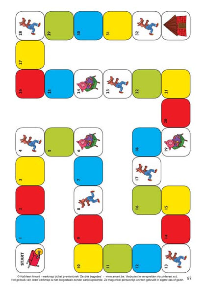 Werkmap: 'De drie biggetjes'