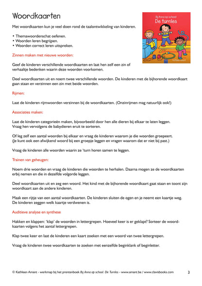 Werkmap: Bij Anna op school. De turnles